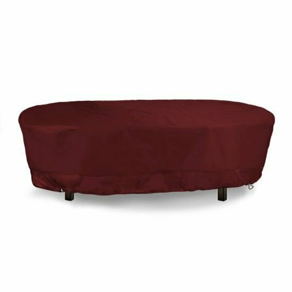 Eevelle MERIDIAN Series, Rectangular Table Cover  - Burgundy, 56L x 25W x 36H MDTBLREC_56L_36W_25H-BRG